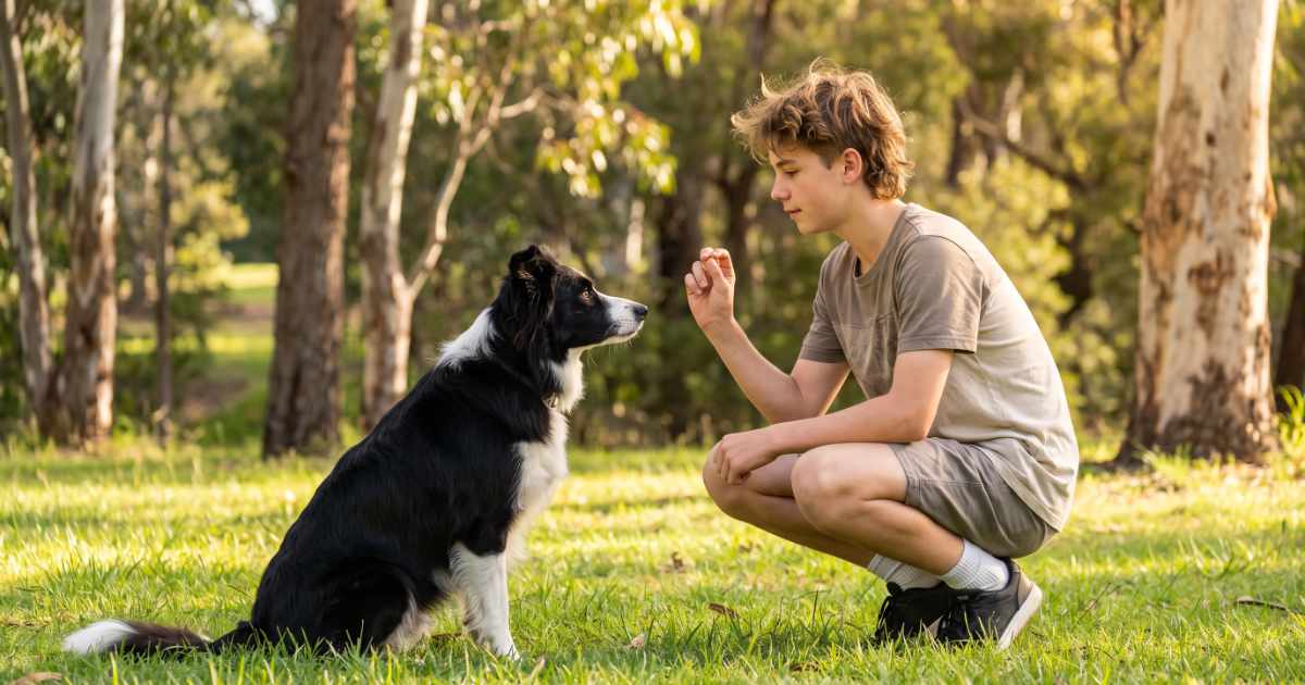 canine-assisted learning for teens